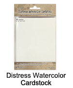 Distress Watercolor Cardstock