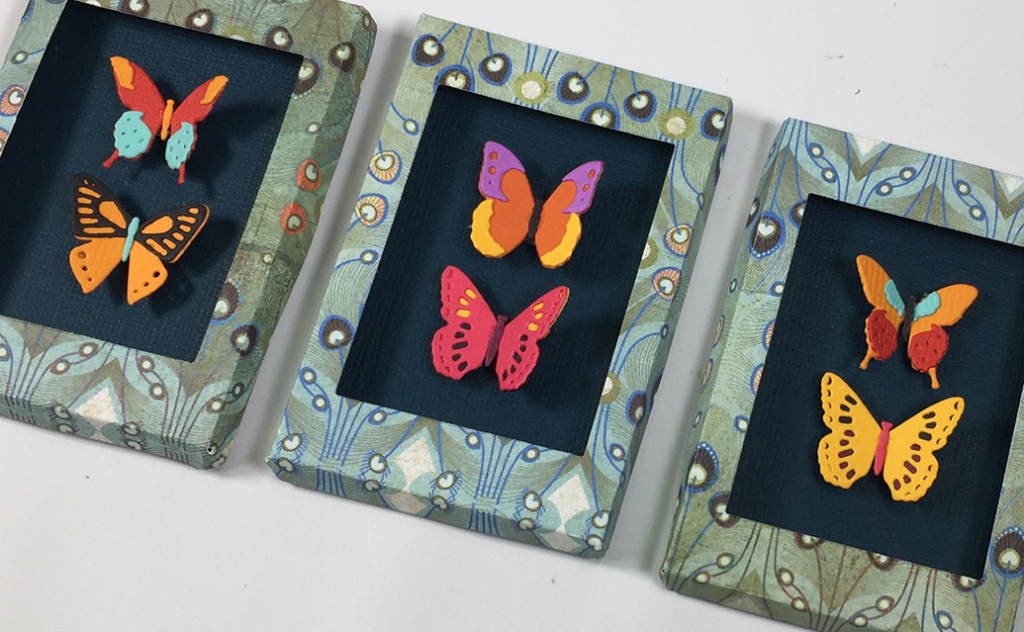 Tiny Paper Butterfly Collection Display