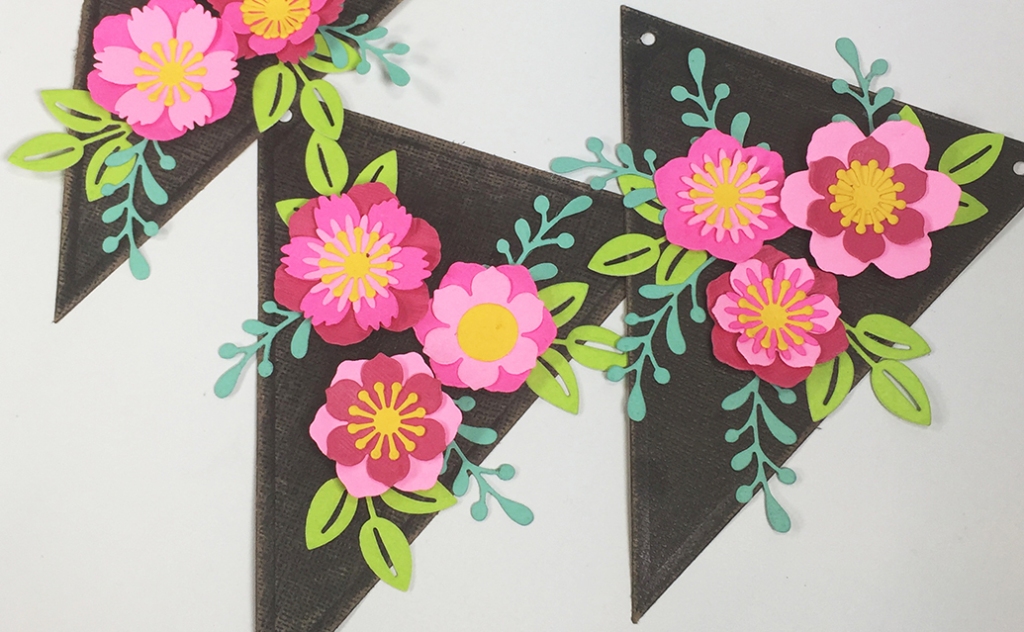 Make This Dramatic Floral Banner